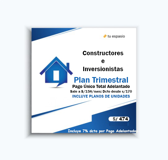 Constructores Trimestral Pago Total Adelantado